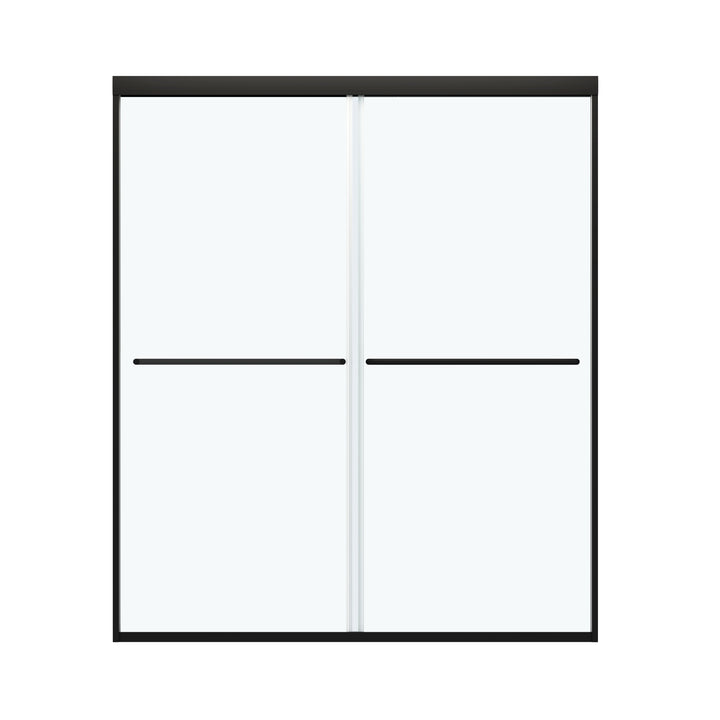 Modland 56-60" x 70" Double Sliding Frame Shower Door Clear Tempered Glass - Modland