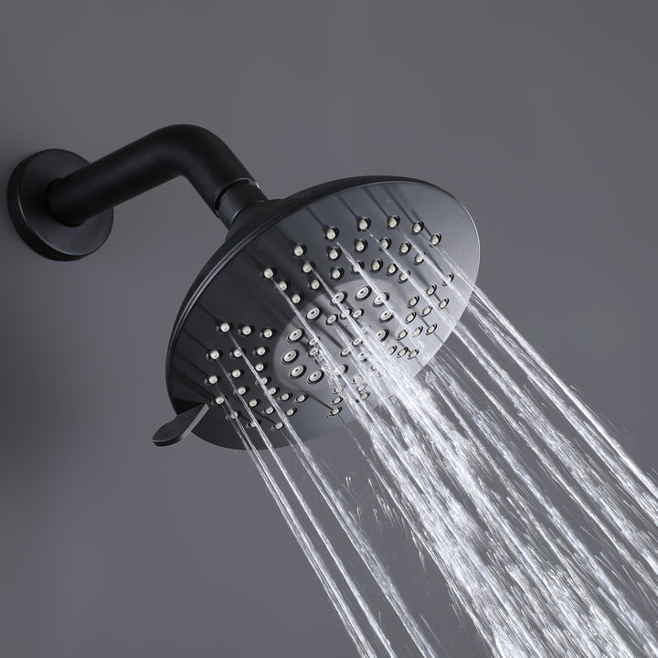 Pressure Balanced Shower System With 5-Function Showerhead & Rough-In Valve - Modland