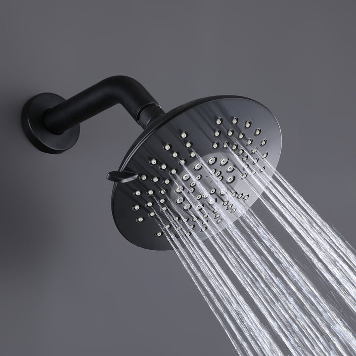 Pressure Balanced Shower System With 5-Function Showerhead & Rough-In Valve - Modland