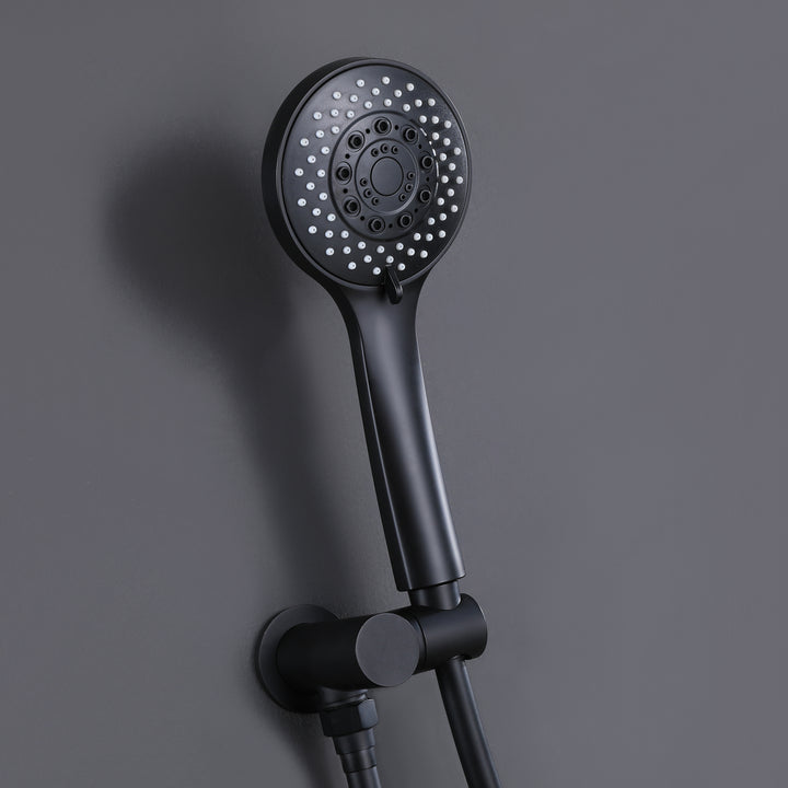 Pressure Balanced Shower System With 5-Function Showerhead & Rough-In Valve - Modland