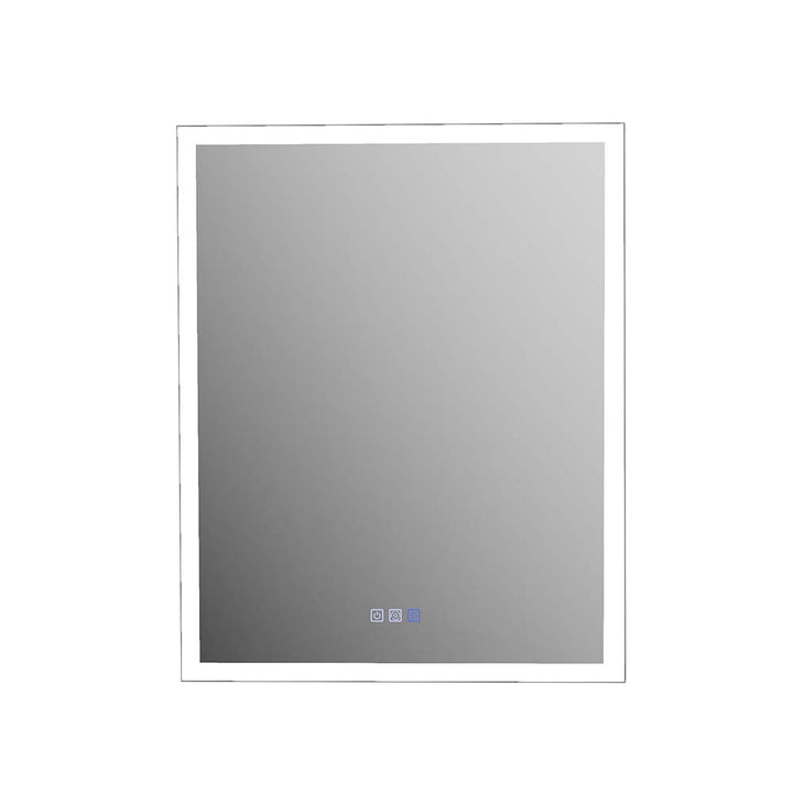 24x30 LED bathroom mirror front view