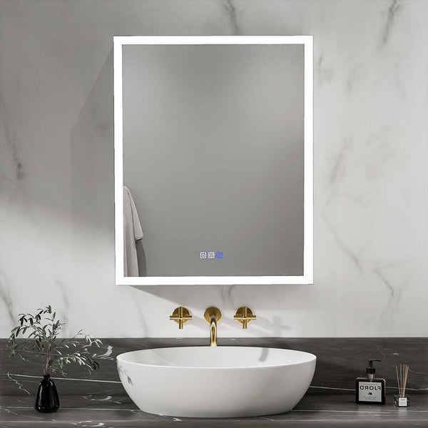 24x30 Modern Bathroom with LED Medicine Cabinet