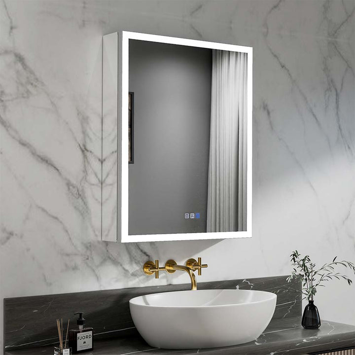 24x30 Modern Bathroom with LED Mirror