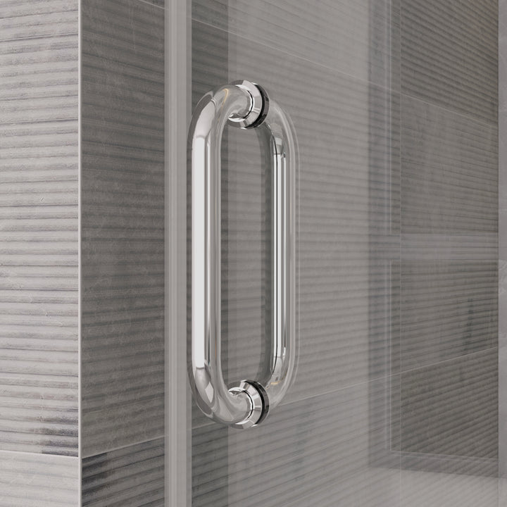 Modland 70" x 60" Single Sliding Frameless Shower Door Tempered Glass - Modland