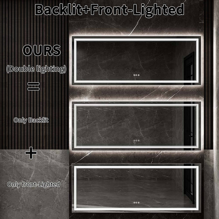 32x84 inch Vanity Mirror Backlit Front Lighted