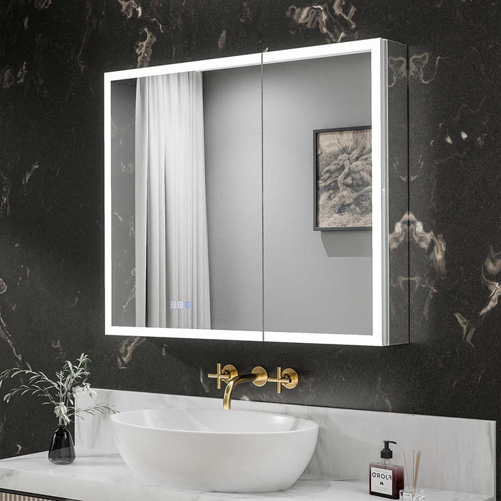 36x30 Modern Bathroom with LED Mirror