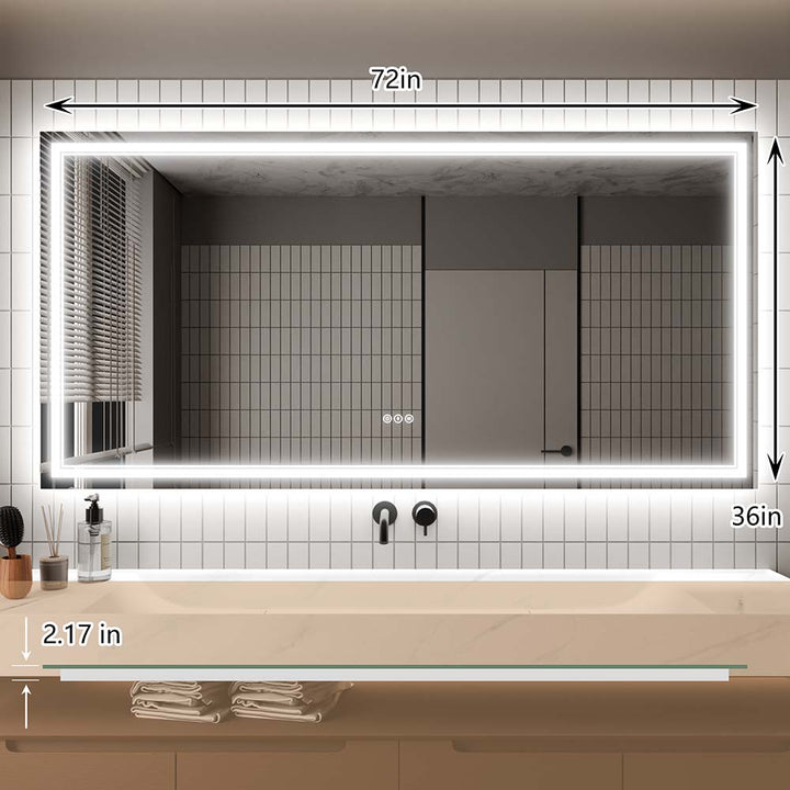 36x72 vanity mirror