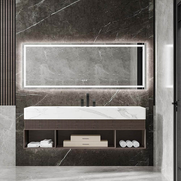 36x96 inch modern bathroom vanity mirror