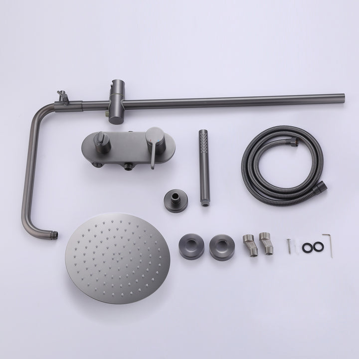 Luxury 3-Function Complete Shower System With Tub Faucet And Rough-In Valve - Modland