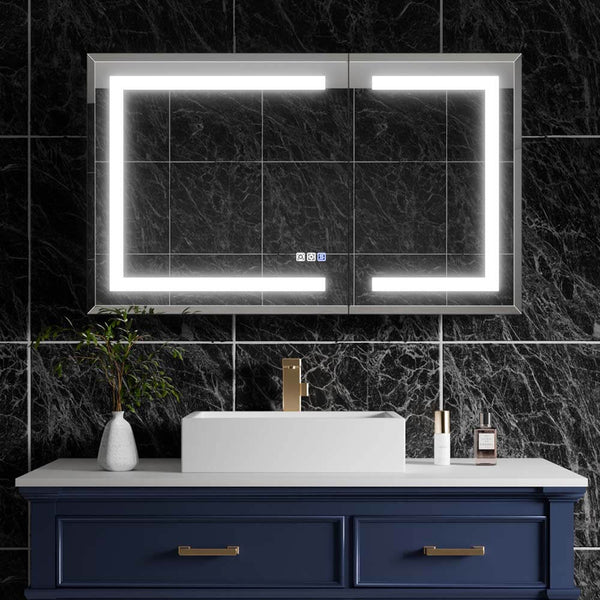 40 inch versatile bathroom mirror medicine cabinet