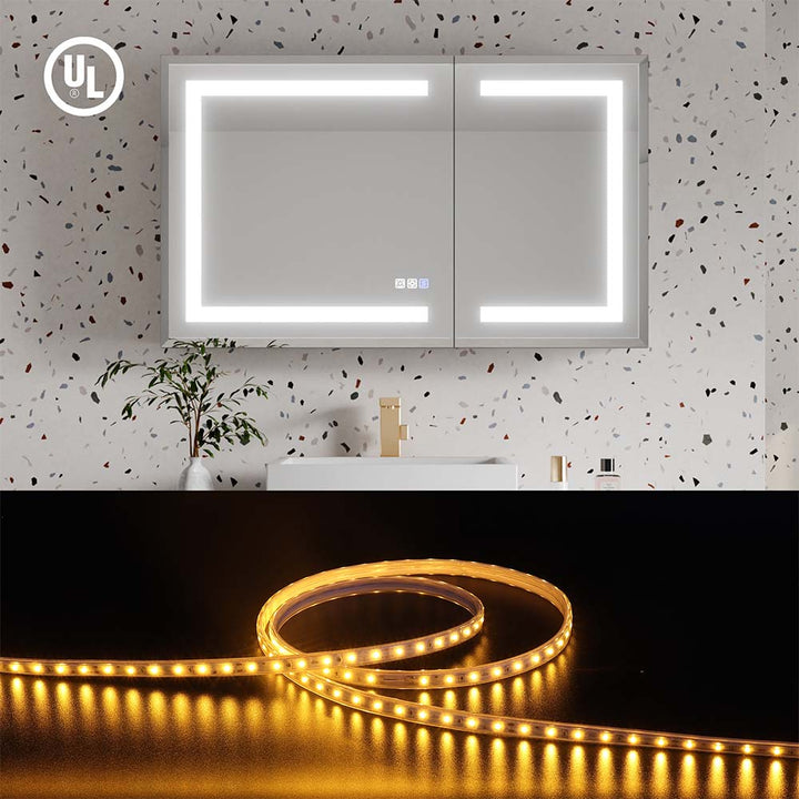 40x24 inch led medicine cabinet light strips illumination