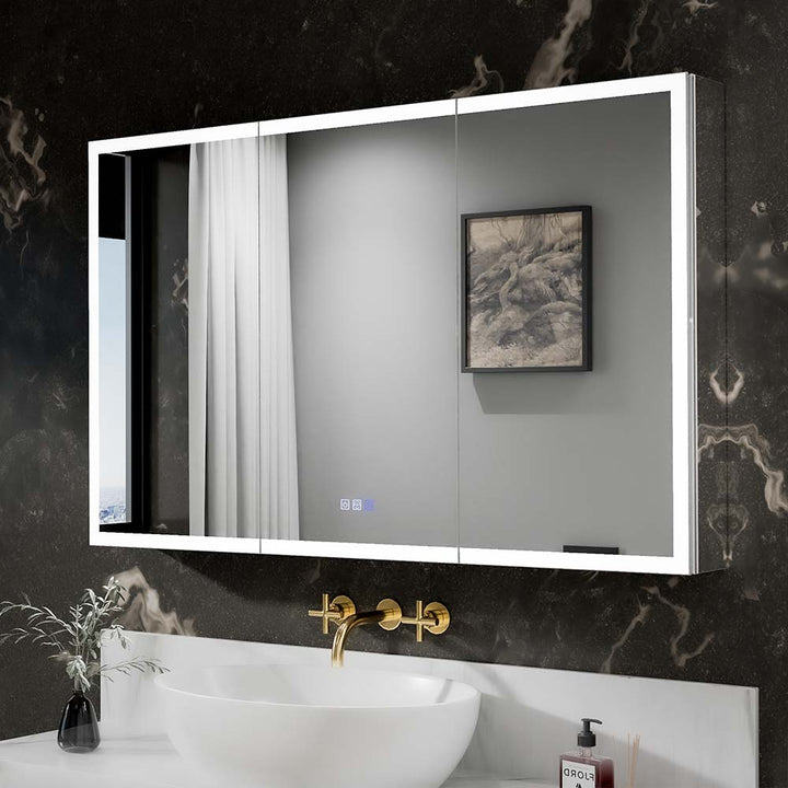 48x30 Modern Bathroom with LED Mirror