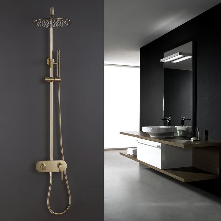 Luxury 3-Function Complete Shower System With Tub Faucet And Rough-In Valve - Modland