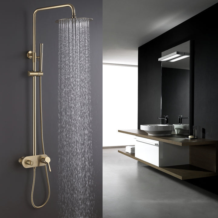 Luxury 3-Function Complete Shower System With Tub Faucet And Rough-In Valve - Modland