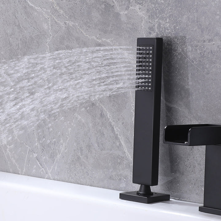 Modland Deck Mounted Bathtub Faucet with Hand Shower - Modland