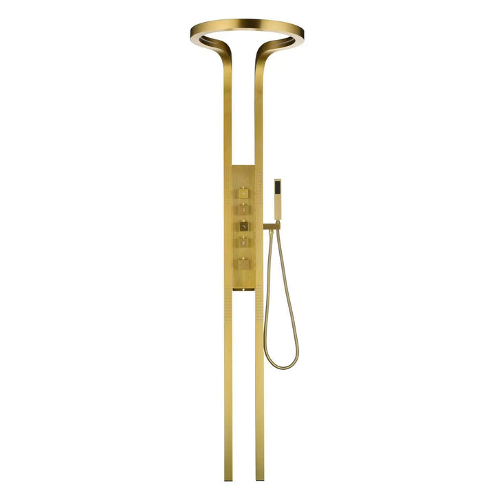 Brushed Gold Shower System