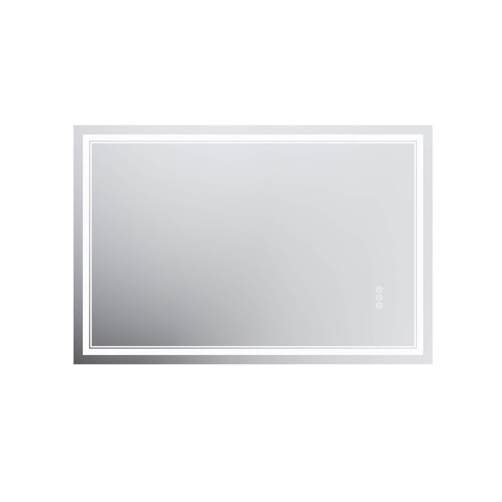 LED Bathroom Vanity Mirror white background