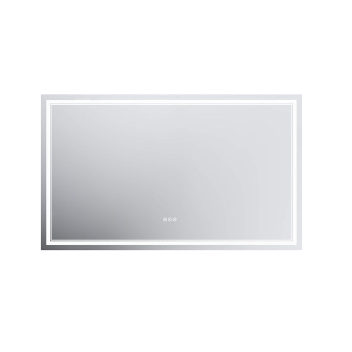 LED Bathroom Vanity Mirror white background