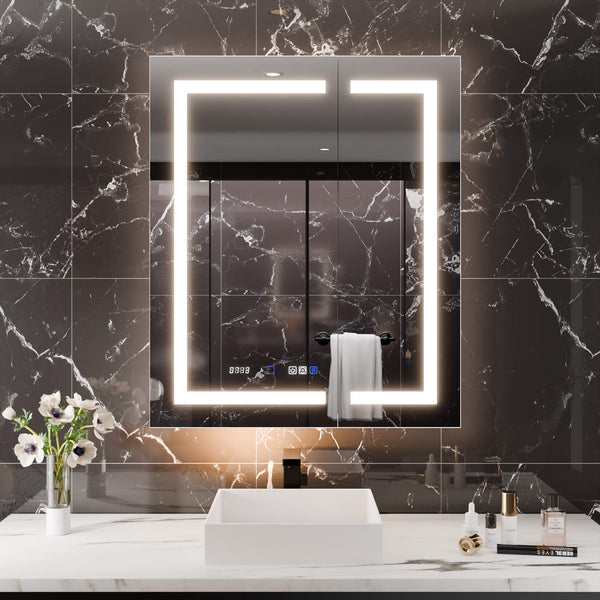 Luxury Bathroom Mirror with Advanced Lighting Controls