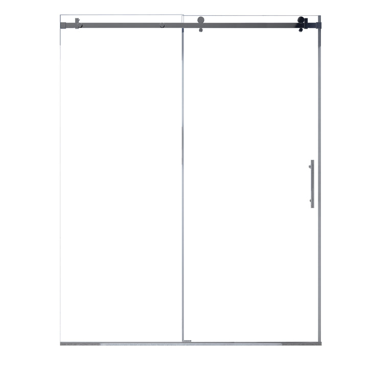 Modland 60x76 Single Sliding Frameless Clear Glass Shower Door - Modland