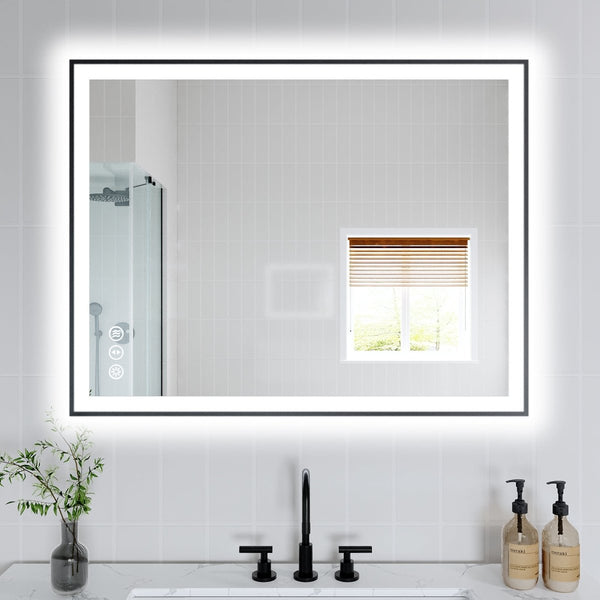 Modland 28"x36" Elegant Vanity Bathroom Mirror LED Lighted - Modland