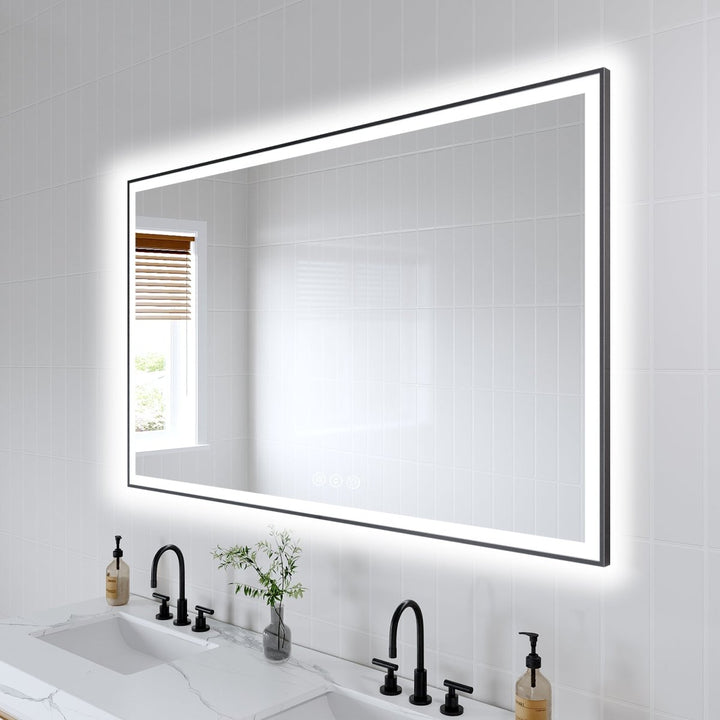 60"x36" Frameless Vanity Mirror for a Sleek Bathroom - Modland