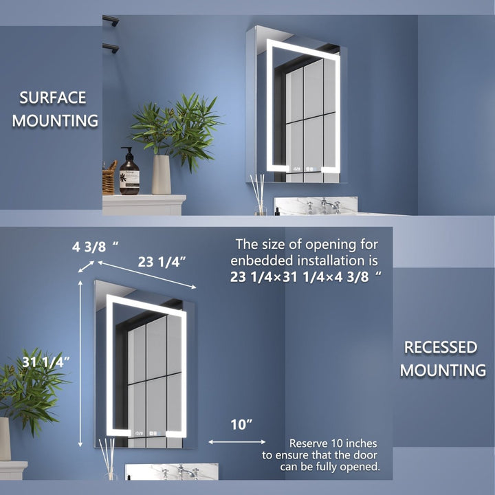 24*32  led medicine cabinet modland