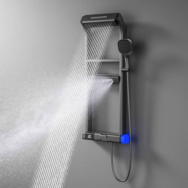 Complete shower system with handheld