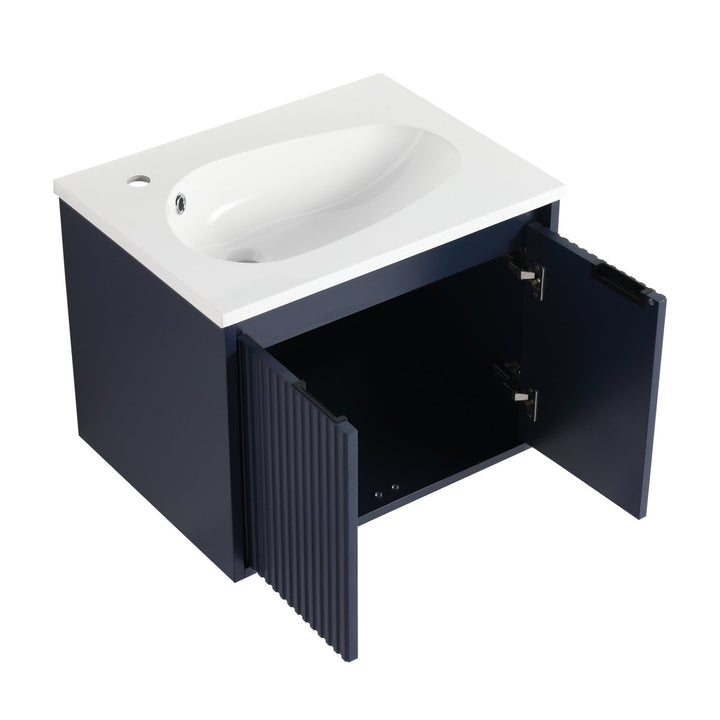 Modland 24" Floating Bathroom Vanity with Drop-Shaped Sink - Modland