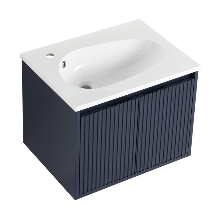 Modland 24" Floating Bathroom Vanity with Drop-Shaped Sink - Modland