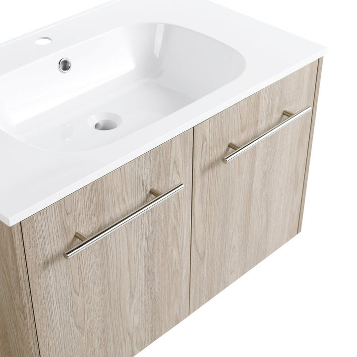 Modland 30 Inch Wall Mounted Bathroom Vanity - Modland