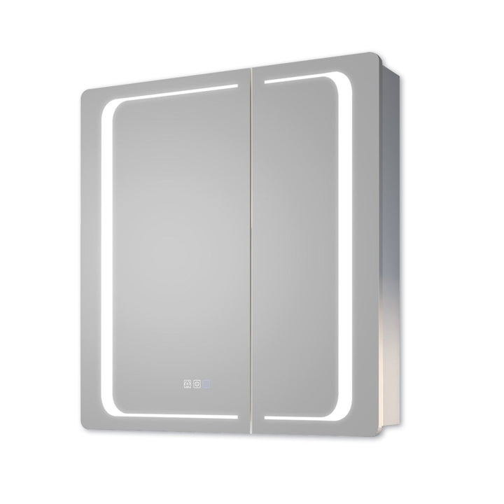 30" W x 32" H LED Lighted Bathroom LED Medicine Cabinet with Mirror - Modland