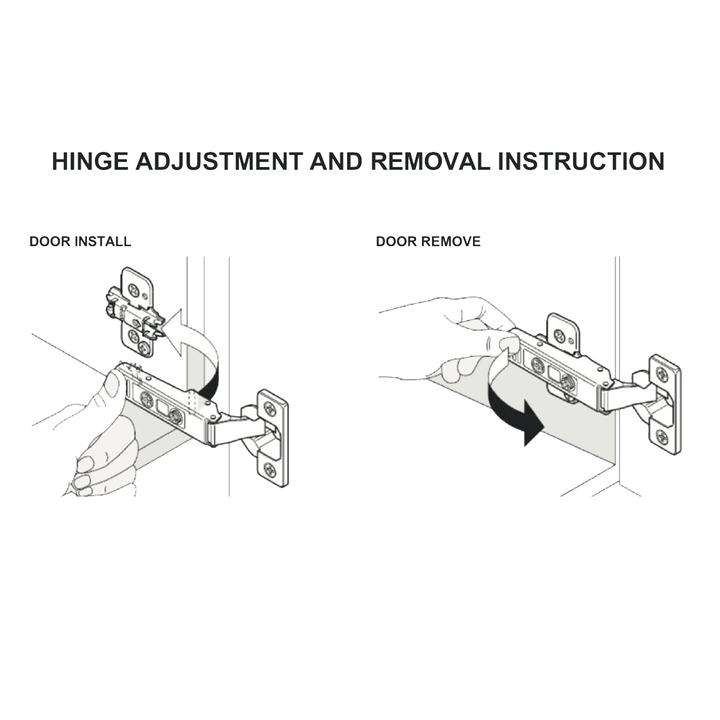 how to adjust bathroom vanity door hinges