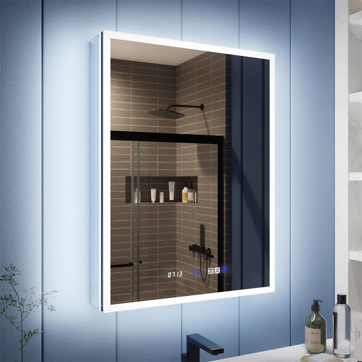 24*32 modland medicine cabinet with mirror and lights