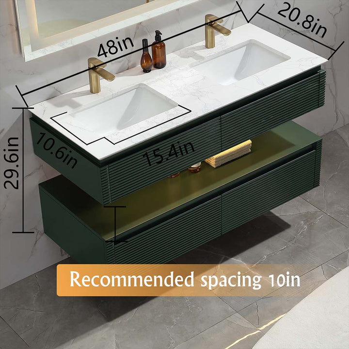 Led floating bathroom vanity dimensions drawing