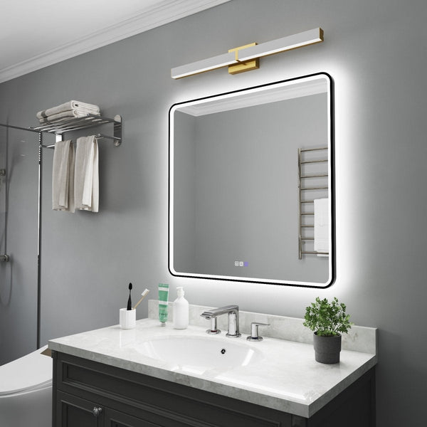 Lumina 36" W x 36" H LED Lighted Bathroom Mirror,High Illuminate - Modland