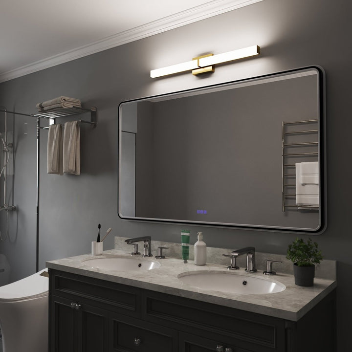 Lumina 60" W x 36" H LED Lighted Bathroom Mirror with Rounded Corners - Modland