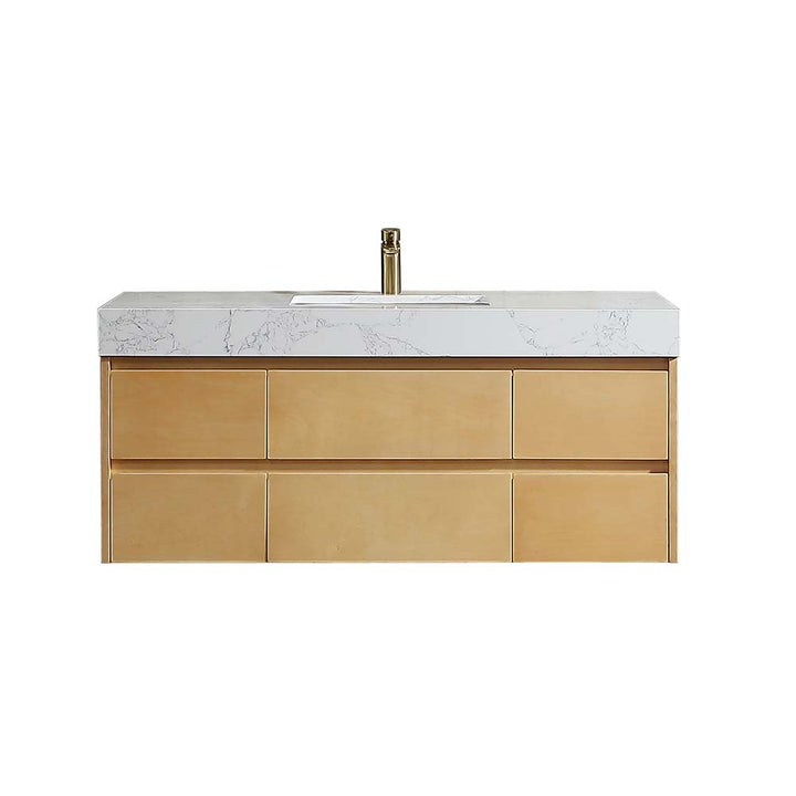 Modern bathroom vanity single sink