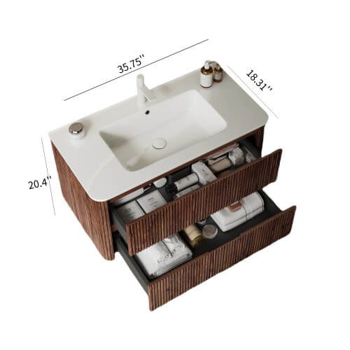 modern sink with drawer storage dimensions