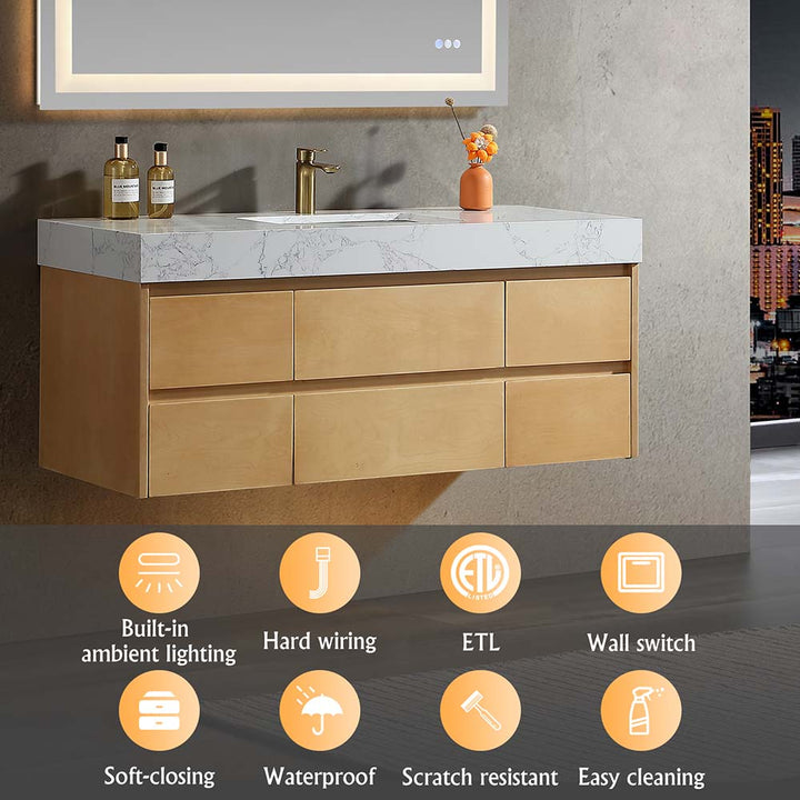 Modern vanity comprehensive features