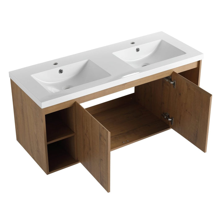 Modern vanity interior storage