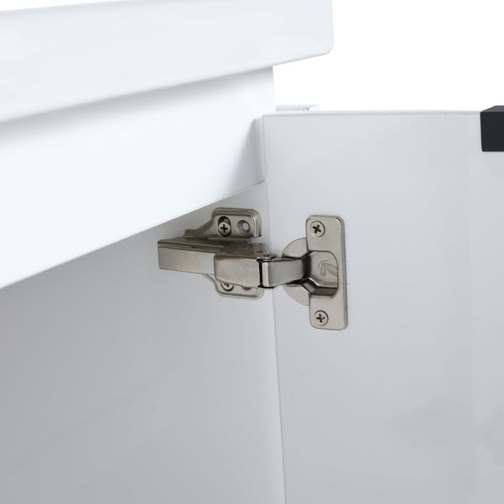 Modern vanity soft close hinges