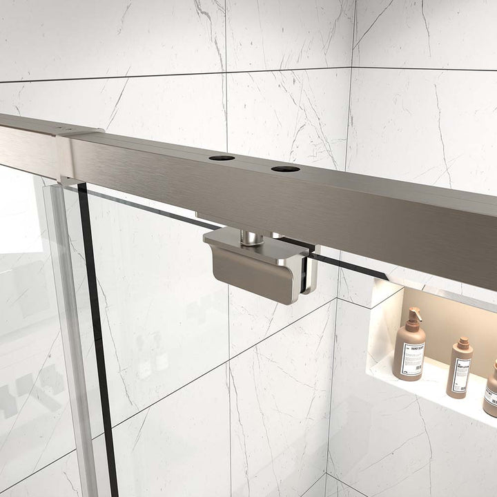 Precision shower door hardware