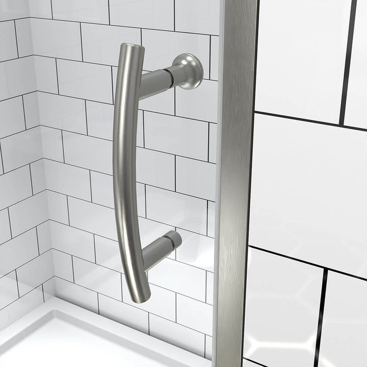 shower door handle detail