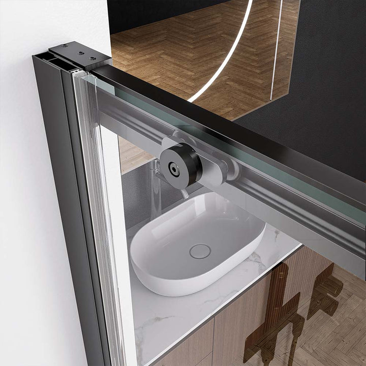 Shower door sliding mechanism