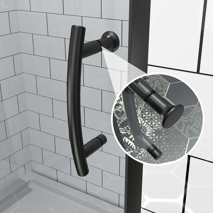 stainless steel shower door handle