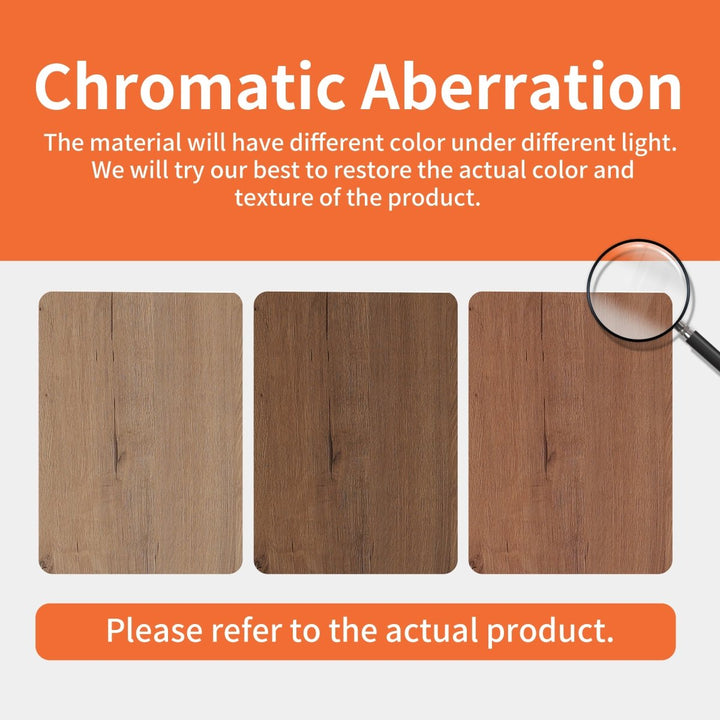 Wood grain color variation notice chromatic aberration