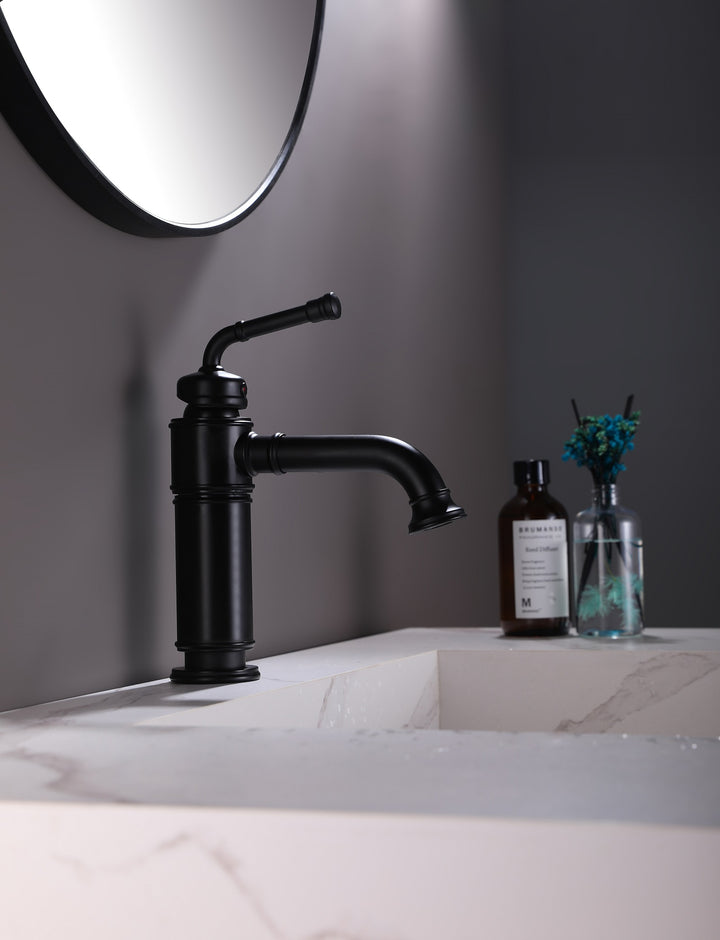 Deck Mounted Single Hole Bathroom Faucet - Modland