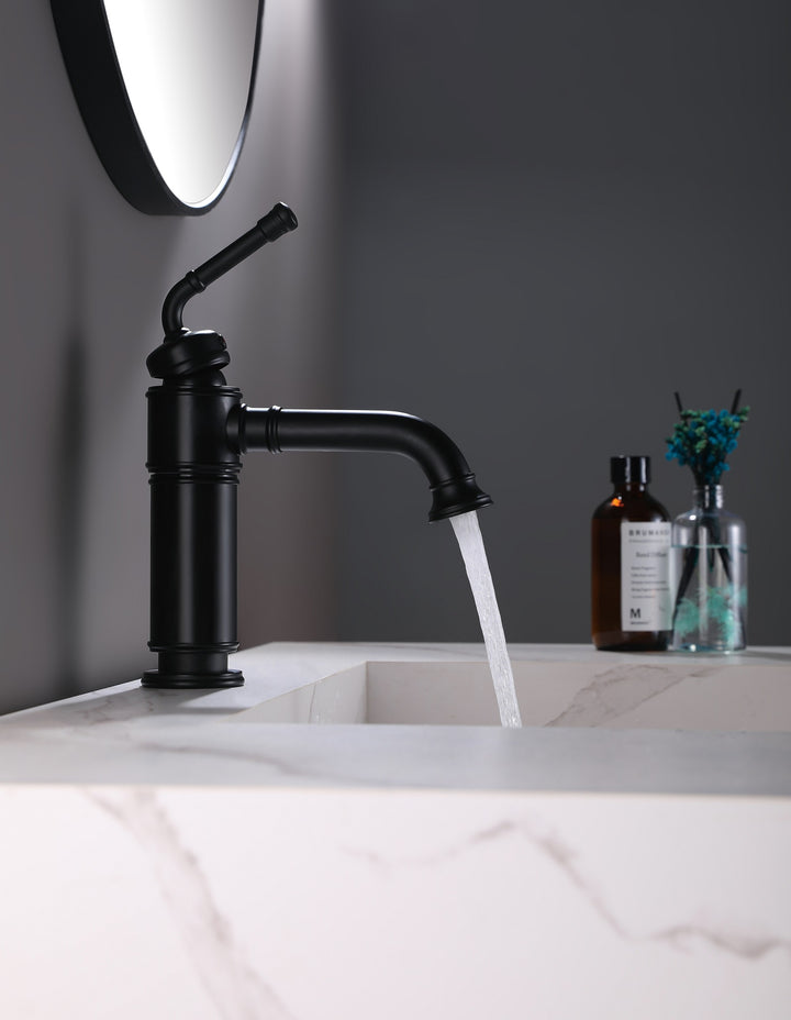 Deck Mounted Single Hole Bathroom Faucet - Modland