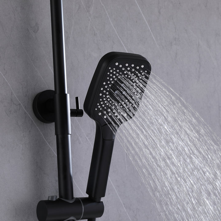 Thermostatic Shower System: Multi-Function Hand Shower & Rough-In Valve - Modland